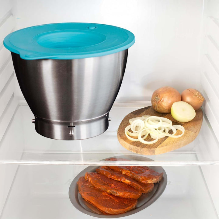 Silikon Profi-Frischhaltedeckel "Überzieher" kompatibel mit Kenwood Chef XL Modellen, spülmaschinenf