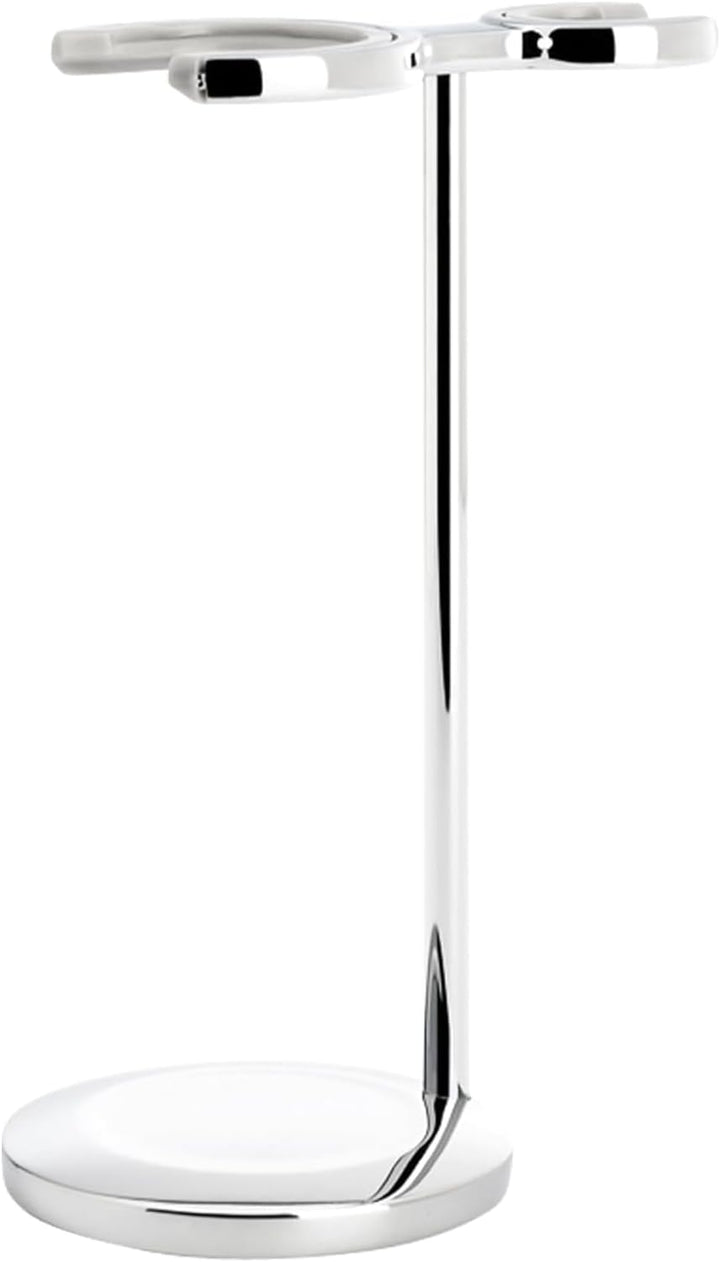 MÜHLE Vivo Rasierset - Rasierhobel, Rasierpinsel mit reinem Dachshaar und Halterung - Griffe aus edl