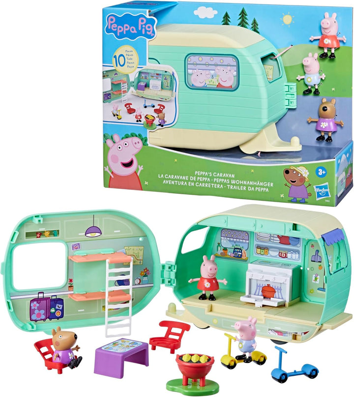 Peppa Pig Peppas Wohnanhänger Spielset, Rosa