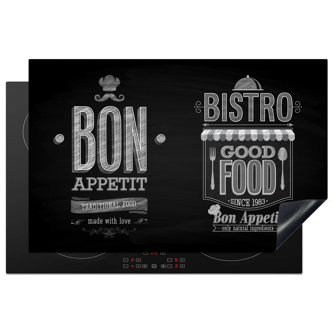 KitchenYeah© Herdabdeckplatte Einteilig Küche Ceranfeld Abdeckplatte | 81.2x52 cm - Cerankochfeld Ab
