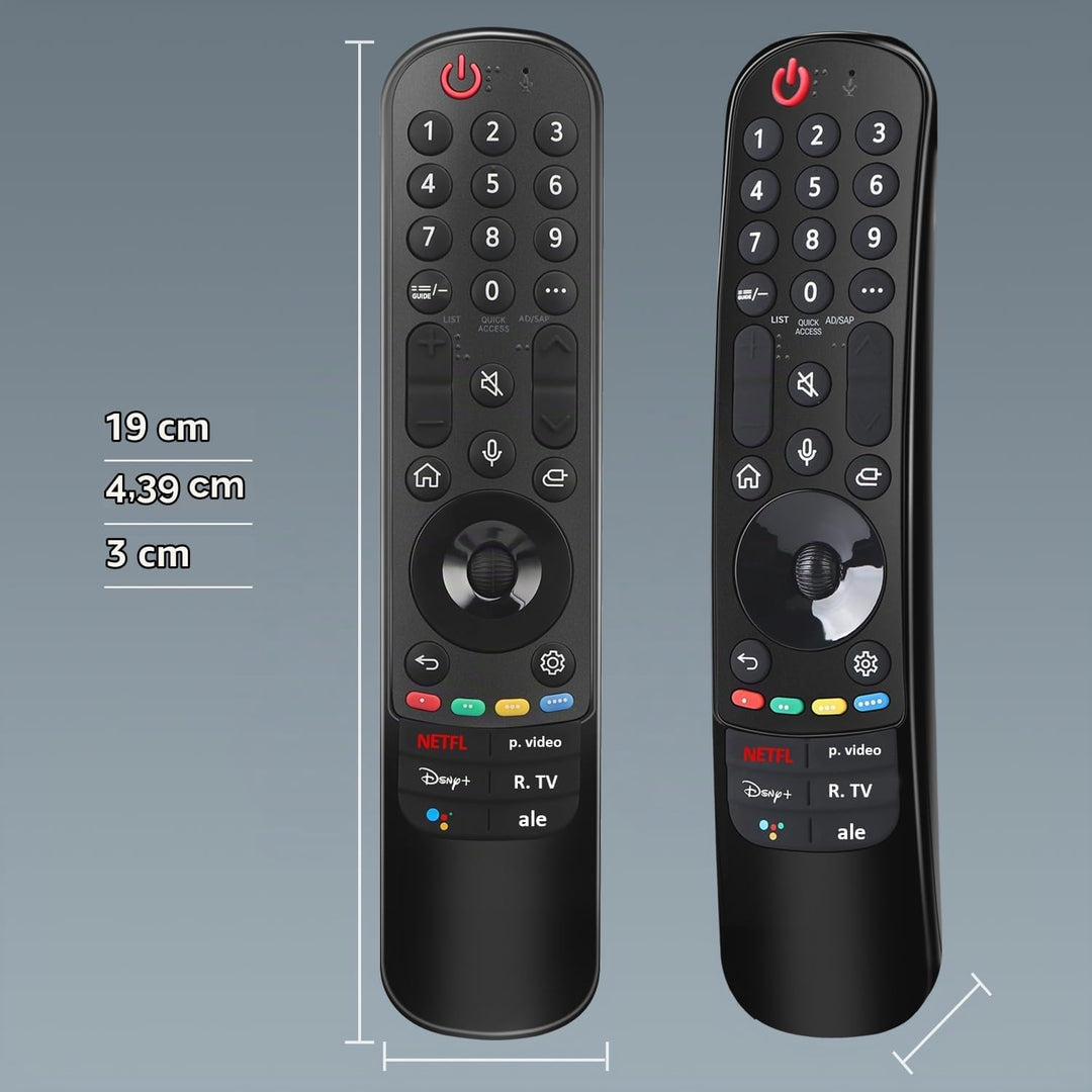Gvirtue MR22GN Sprach Magic Fernbedienung für LG fernseher, Ersatz für LG Fernbedienung MR23GA MR22G
