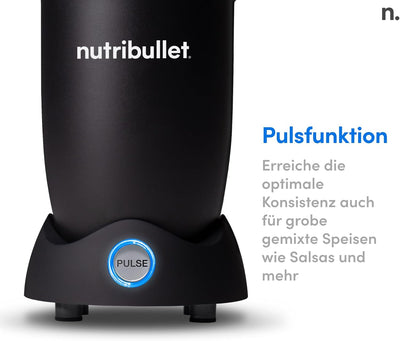 nutribullet Pro Pulse, Elektrischer, Smoothie Maker, Multifunktionaler Mixer und Blender, 1200 Watt