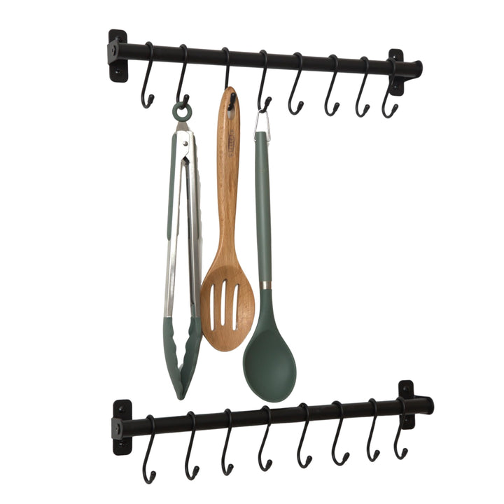simplywire Küchenutensilienhalter und Organizer – 2er-Pack an der Wand montierter Pfannenständer mit