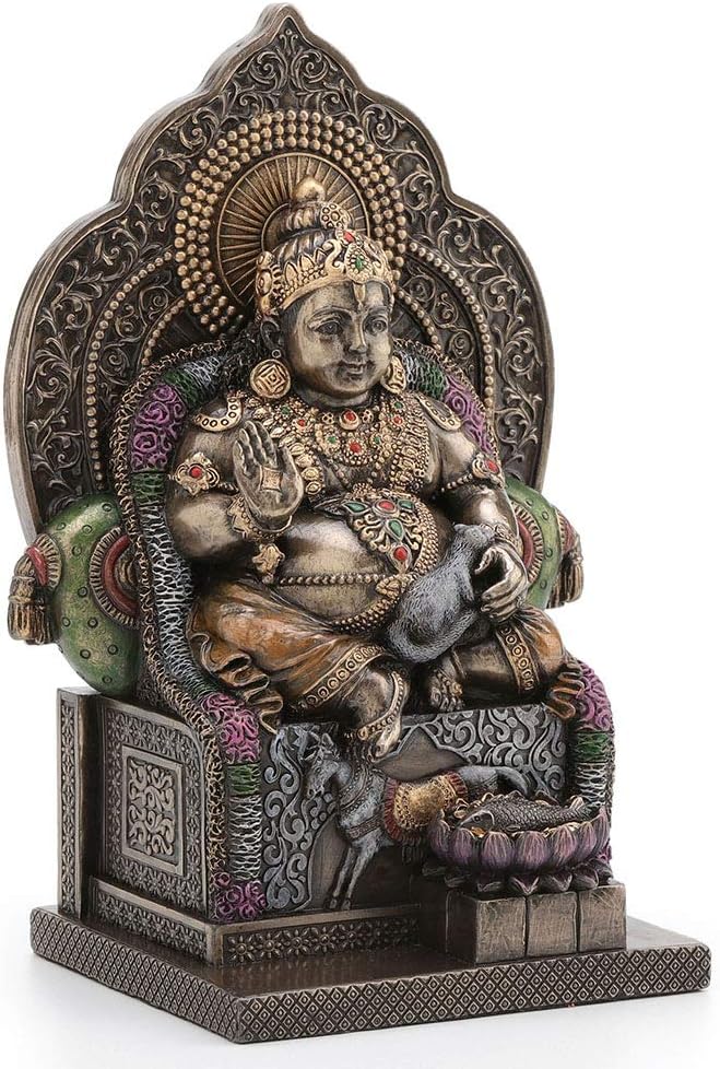 Veronese Design Gott Kubera Hindu-Gott des Reichtums, Kuvera, Kuberan, Beschützer der Welt, antikes