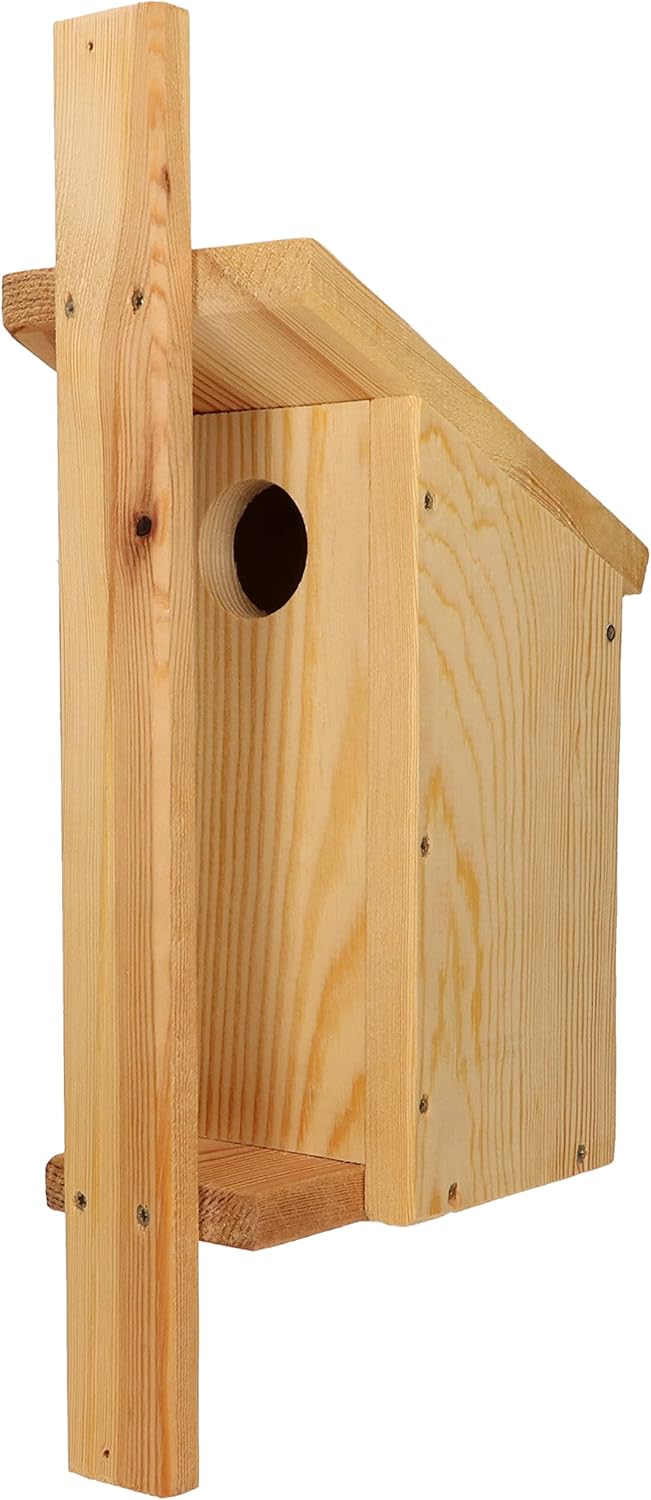 Nestbox Nistkasten Für Siebenschläfer MKW - Stabiler Nisthaus Für Waldtiere Aus Massivem Nadelholz G