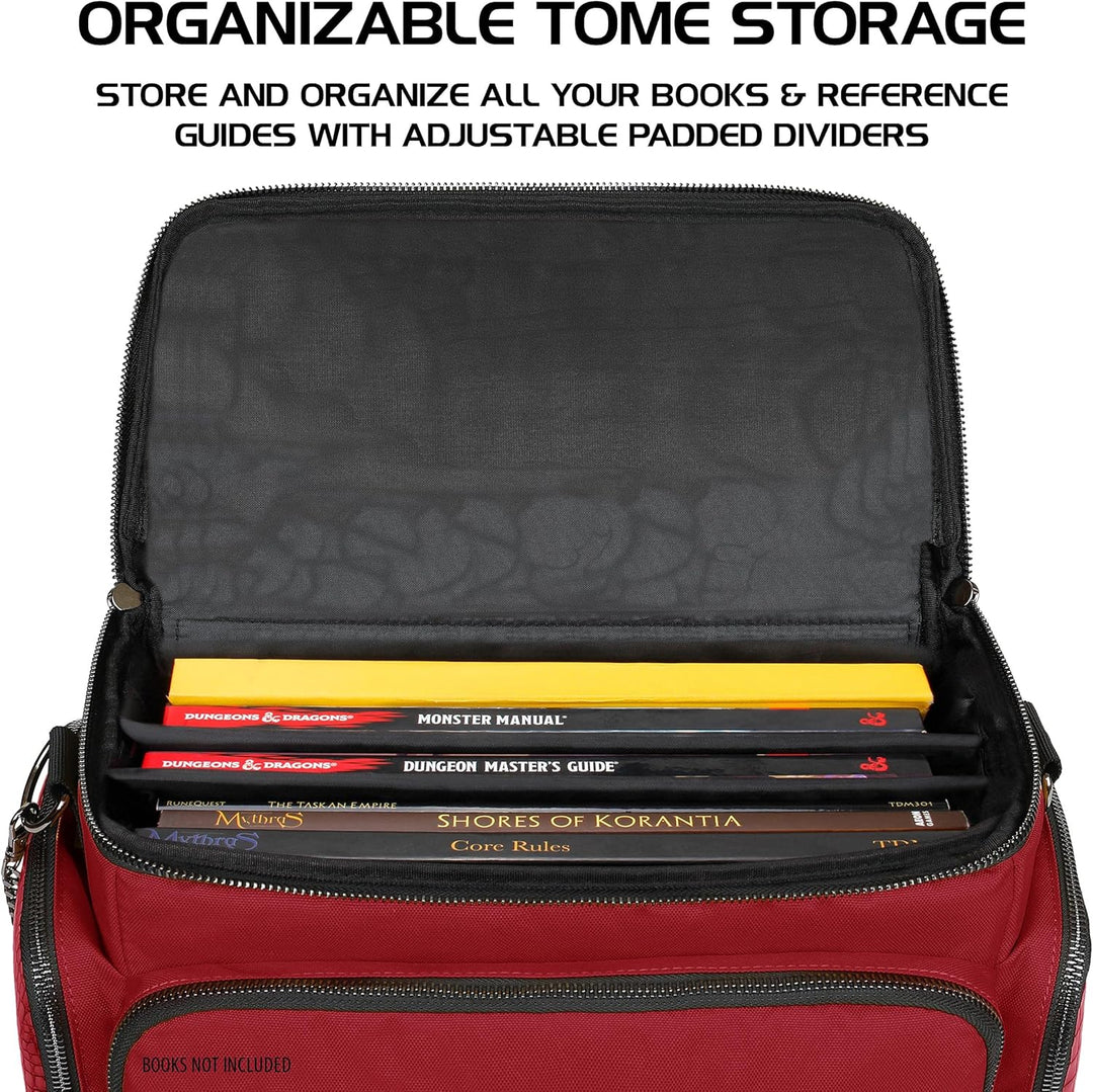 ENHANCE Tabletop RPG-Tasche des Abenteurers, Sammleredition - DND-Tasche mit Tabletop-Miniaturen-Auf
