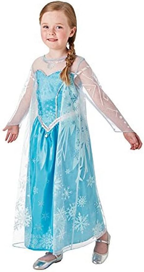 Rubie's 3630034 - Elsa Frozen Deluxe, Action Dress Ups und Zubehör, M