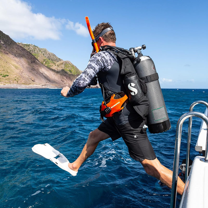 Scubapro Seawing Supernova Tauchflossen mit voller Fusstasche Schwarz M, Schwarz M