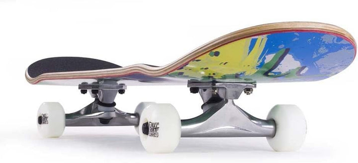 Enuff Splat Skateboard, Unisex, Erwachsene Einheitsgrösse Einheitsgrösse Grün/Blau, Einheitsgrösse G