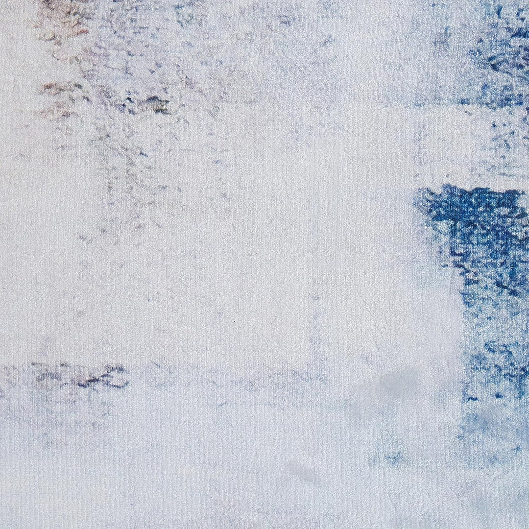 Teppich rechteckig bunt braun 80 x 150 cm Modern Abstrakt Kurzflor Trabzon