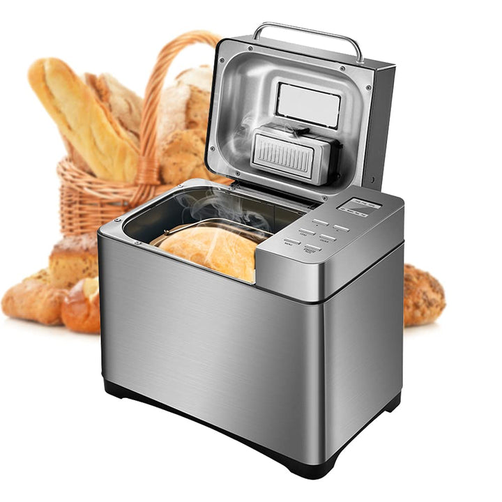 Vollautomatischer Brotbackautomat, Nussverteiler und Hefespender, 19 automatische Programme, 2LB Bro