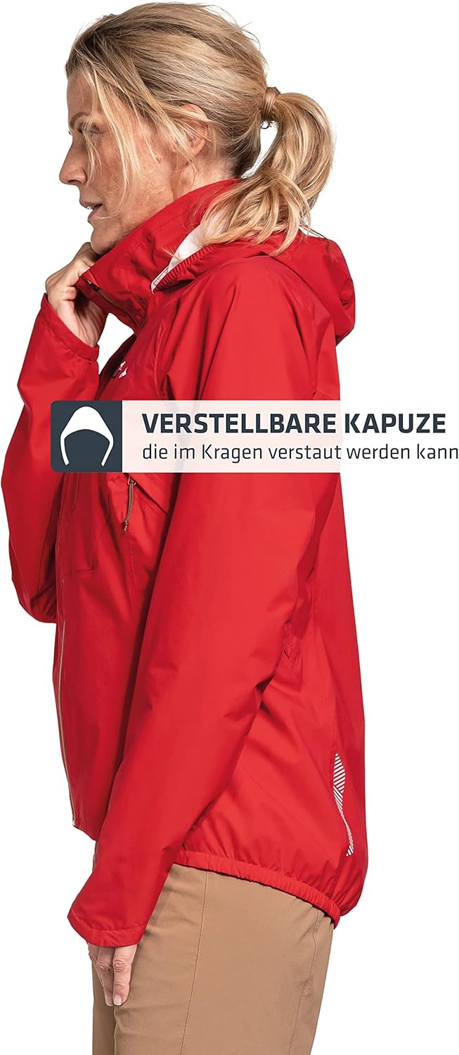 Schöffel Damen 2.5L Jacket Bohusleden L, atmungsaktive, leichte Regenjacke, wasserdichte Fahrradjack