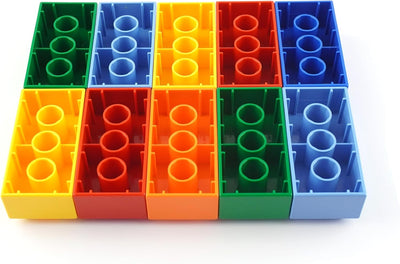 LEGO® DUPLO® 2x4 Bausteine bunt gemischt - 10 Stück - Bausteine für kreatives Bauen