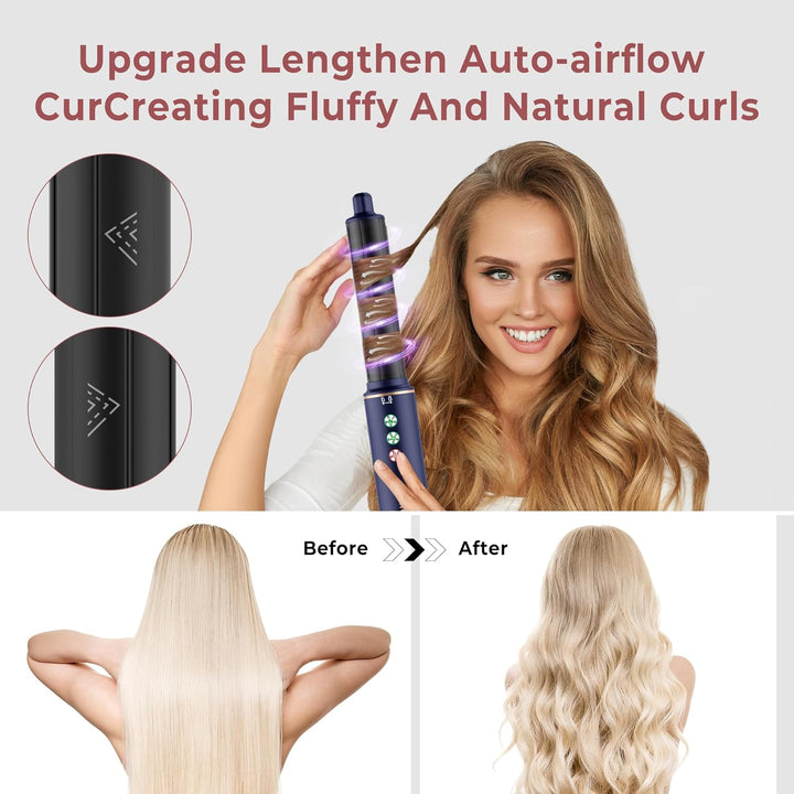 Atopskins Air Styler 7 in 1 Hair Styler set, 110000 U/Min Haartrockner High Speed Föhn Mit Diffusor,