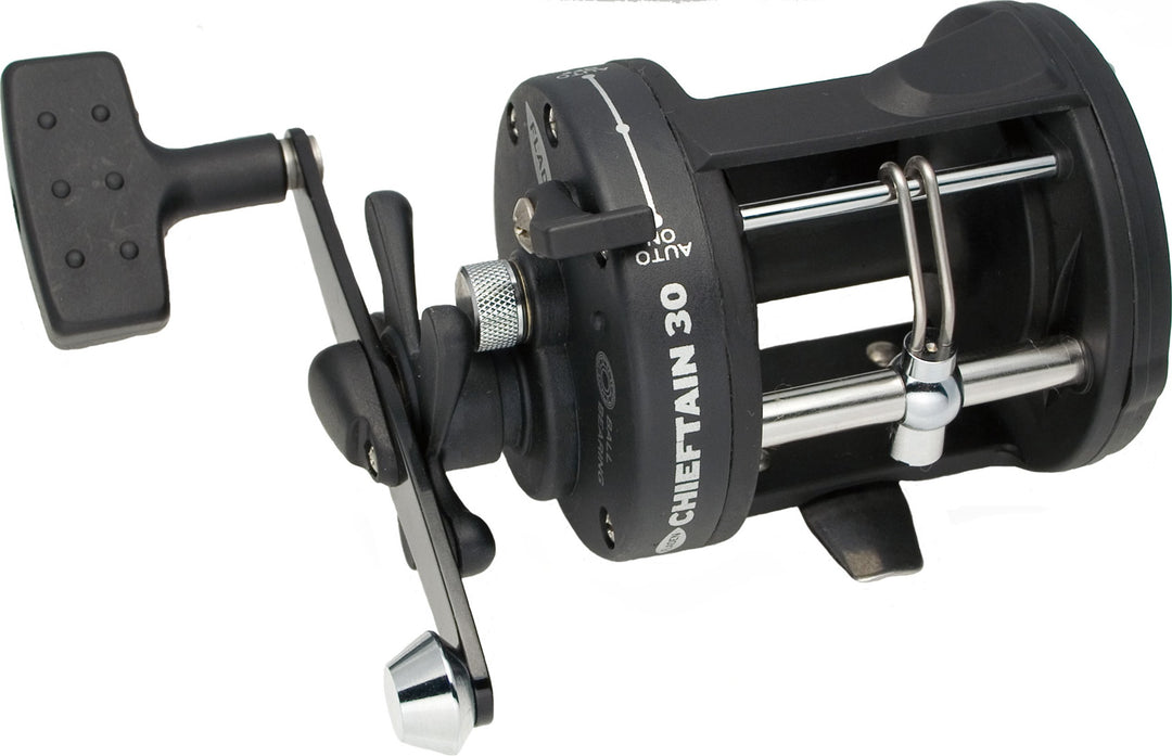 Fladen Chieftain Multiplikatorrolle 30 Schwarz, 30 Schwarz