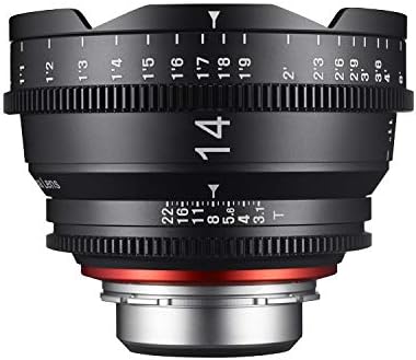 XEEN Cinema 14mm T3,1 PL Vollformat Objektiv MF Cine Video Lens für hohe Auflösungen mit Follow Focu