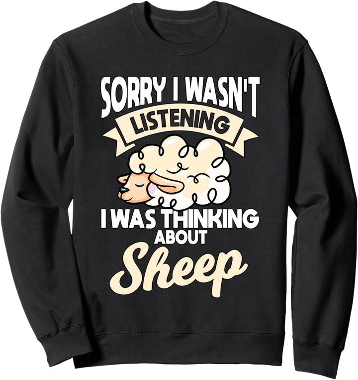 Ich denke an Schaf Schäfer Sachen Schaf Sweatshirt