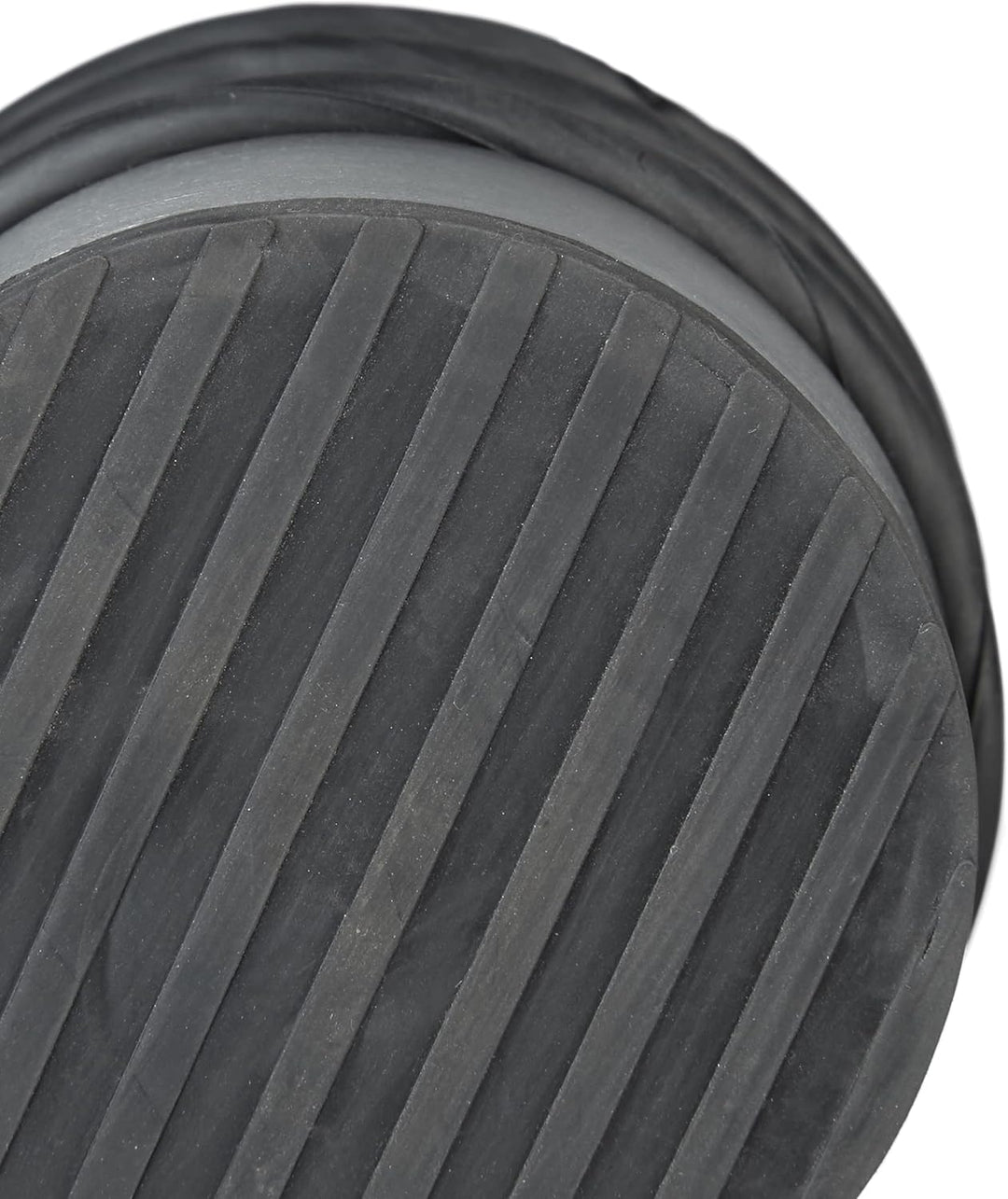 12x Türstopper, Türfeststeller, Türpuffer, Edelstahl, hoch, schwere Türen, Gummischutz, H x D: 7,5 x