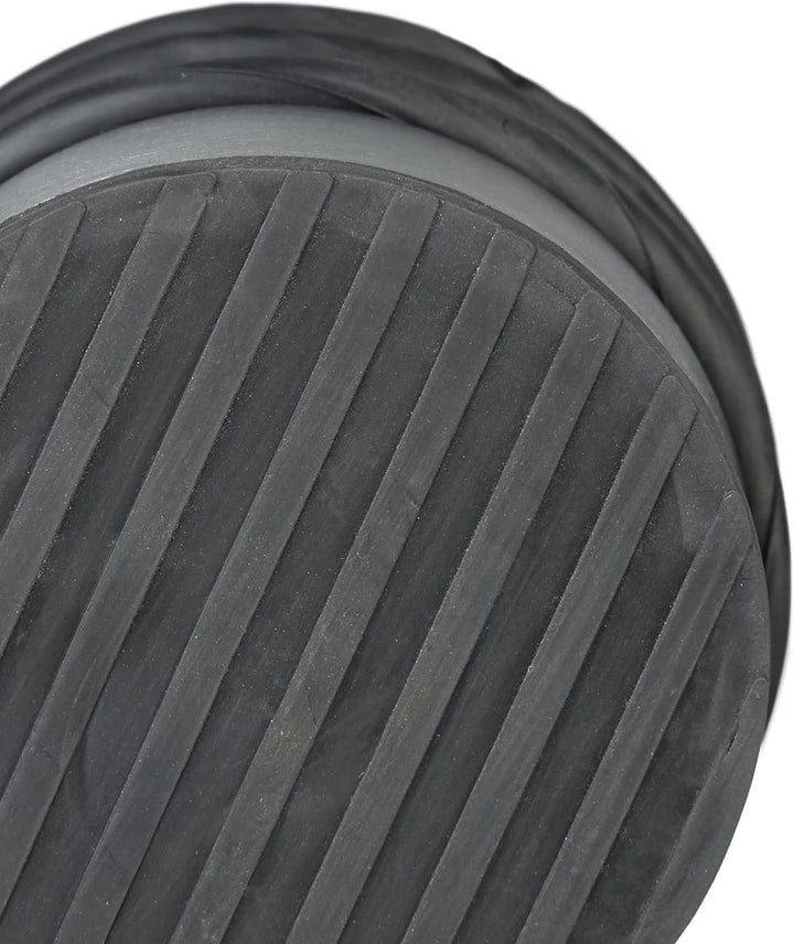 12x Türstopper, Türfeststeller, Türpuffer, Edelstahl, hoch, schwere Türen, Gummischutz, H x D: 7,5 x