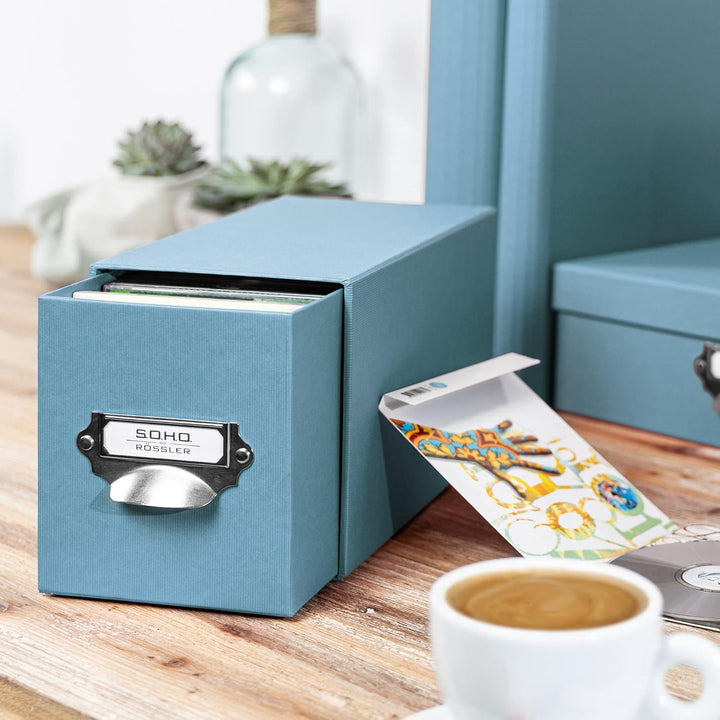 Rössler SOHO CD-Schubladenbox | Schubladen-Aufbewahrungsbox | Organizer mit Schublade | Storage Box