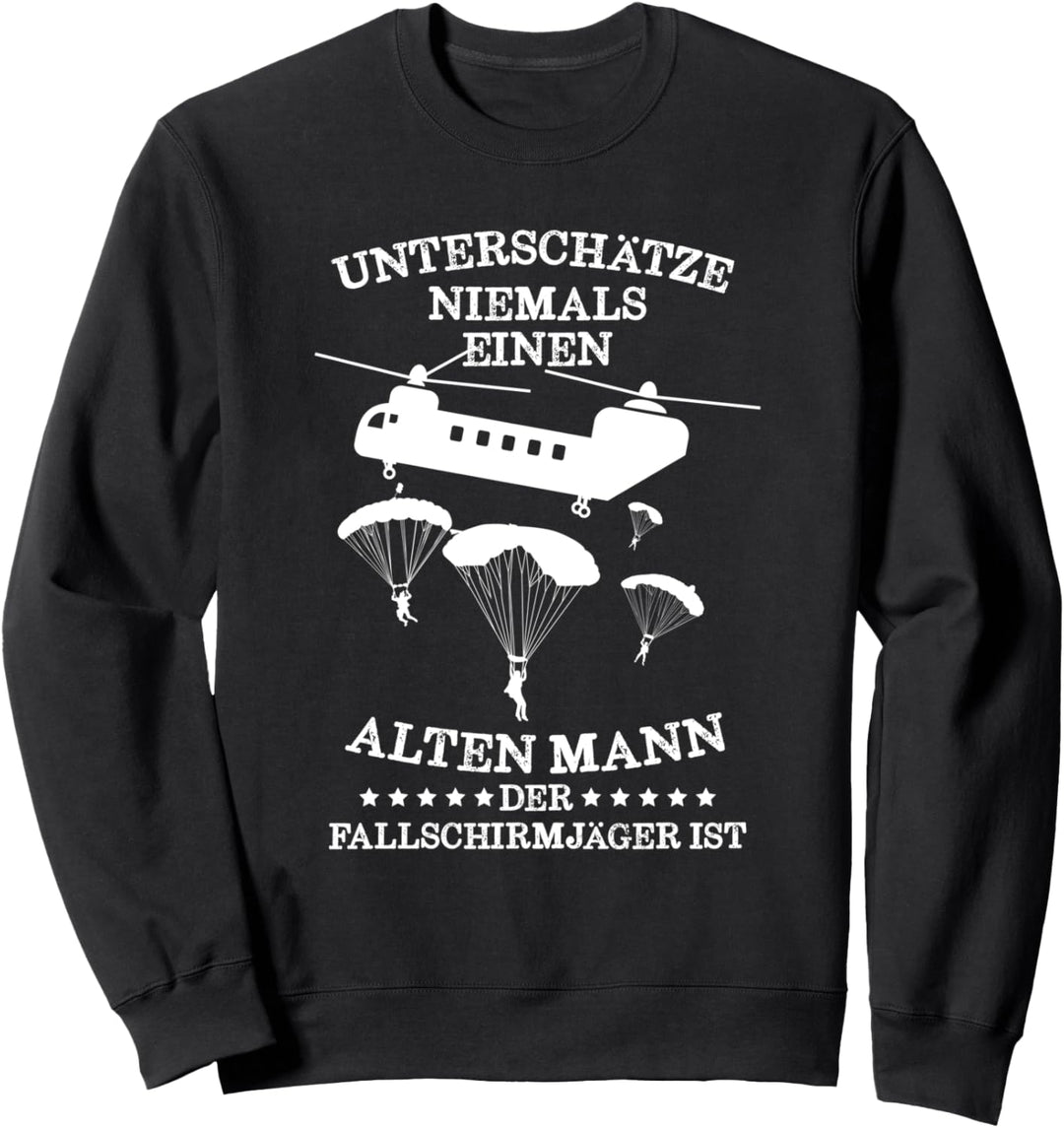Fallschirmjäger Skydiving Fallschirmspringen Geschenkidee Sweatshirt