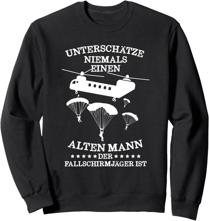 Fallschirmjäger Skydiving Fallschirmspringen Geschenkidee Sweatshirt