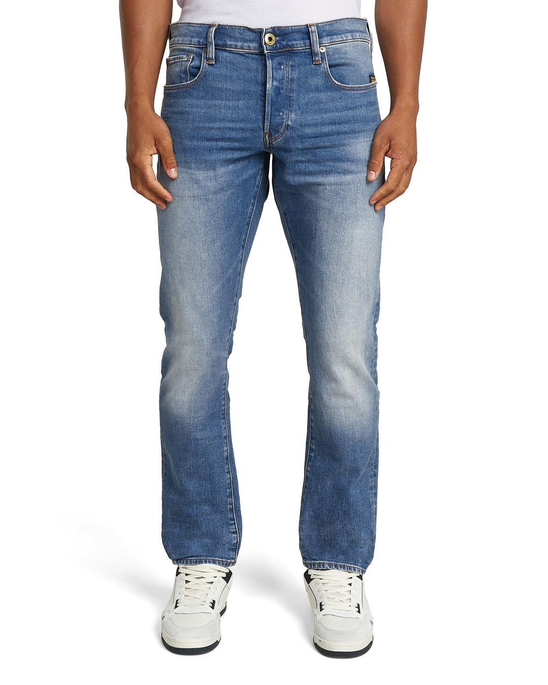 G-STAR RAW Herren 3301 Tapered Jeans 24W / 26L Blau (Worn in Azure 51003-b631-a795), 24W / 26L Blau