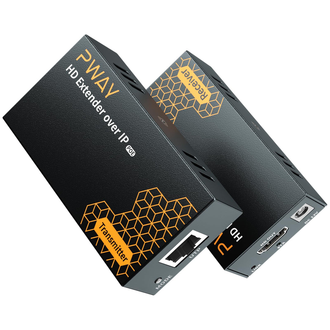 DT273P HDMI Extender über IP Ethernet 120m/490ft Bertragung über Cat5e/6/7 Netzwerkkabel Unterstützt