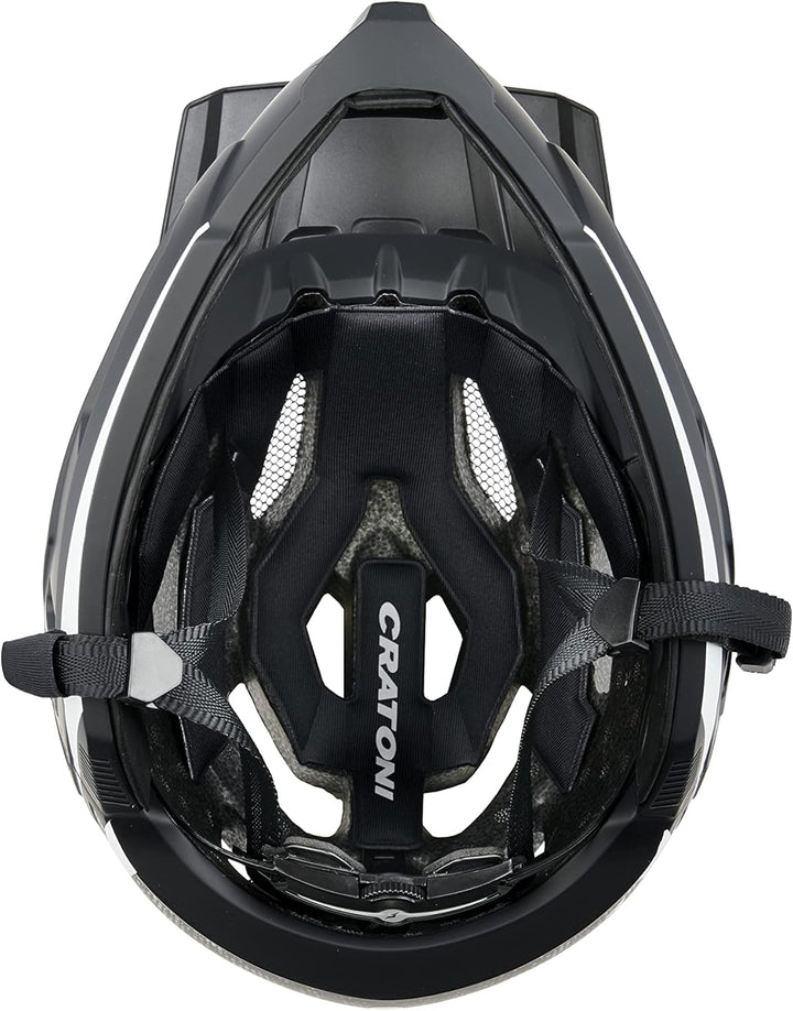 Cratoni C Maniac 2 Mx Integralhelm schwarz-rot L/XL (58-61 cm), schwarz-rot L/XL (58-61 cm)