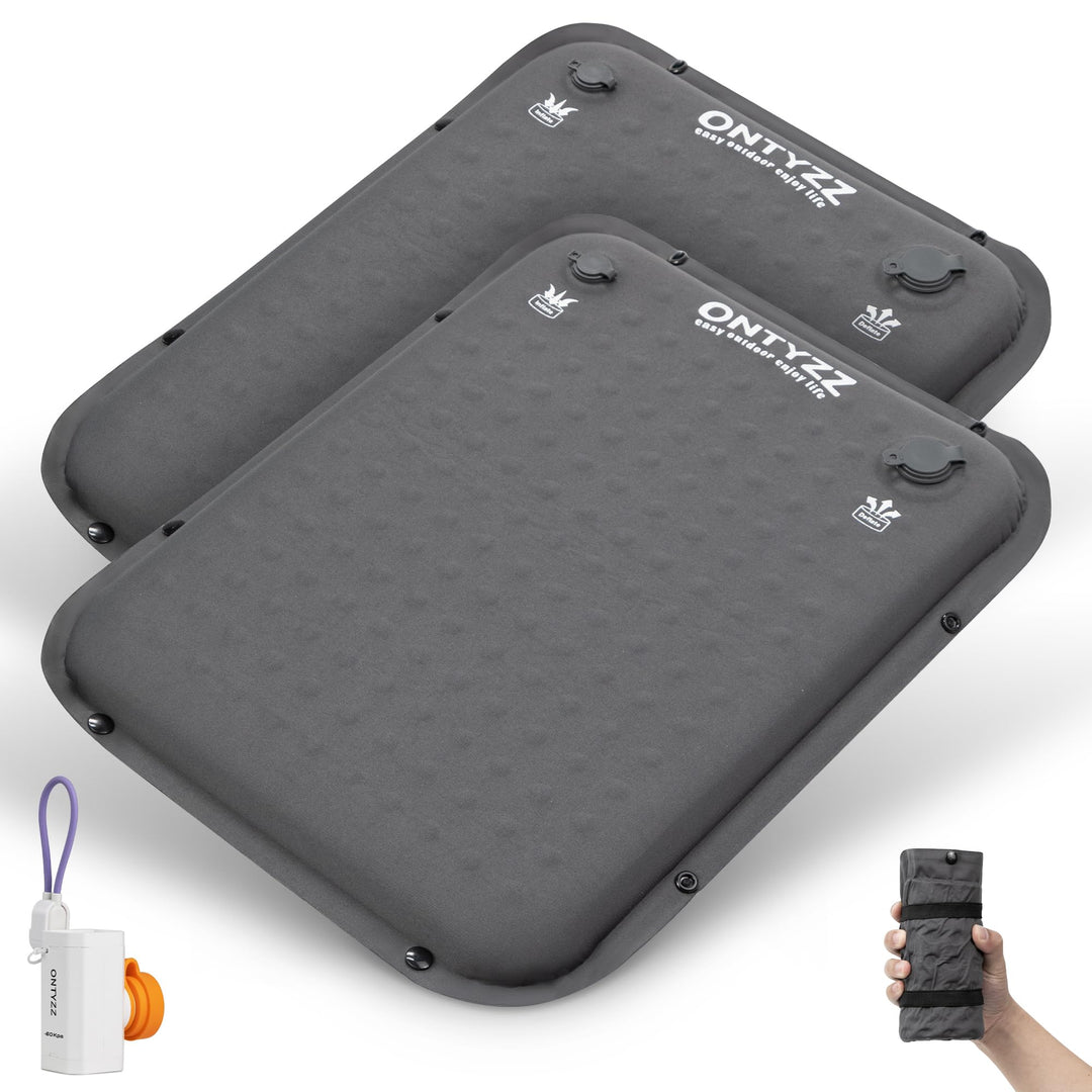 ONTYZZ Sitzkissen Selbstaufblasendes 41 x 33 x 4 cm Camping Sitzmatte Sitz Kissen Outdoor Faltbar Ki