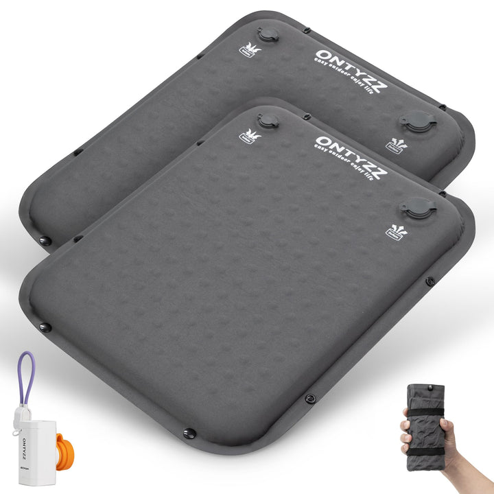 ONTYZZ Sitzkissen Selbstaufblasendes 41 x 33 x 4 cm Camping Sitzmatte Sitz Kissen Outdoor Faltbar Ki