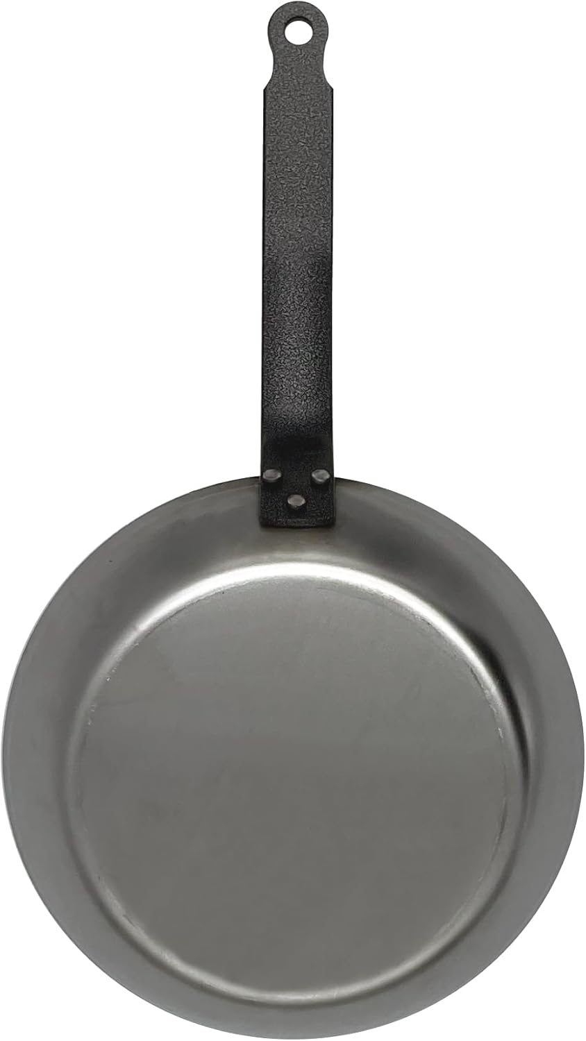 Pentole Agnelli COFE3006PT50 Lyonnaise-Topf Schwere Eisenpfanne, 50 cm, 50 cm