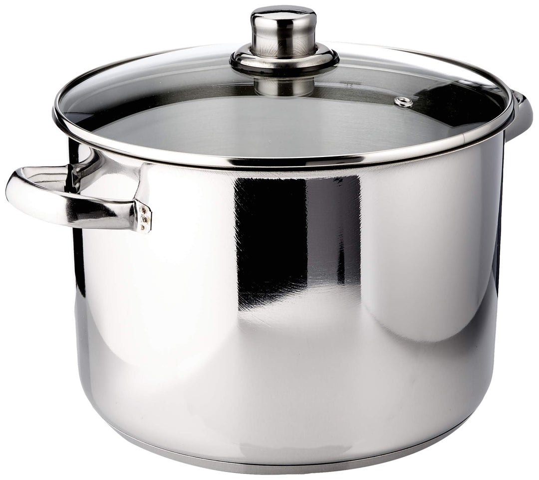 Karl Krüger A26 Topf, Edelstahl, silber, 24 cm, 10 Liter Allzwecktopf 10 Liter, Allzwecktopf 10 Lite