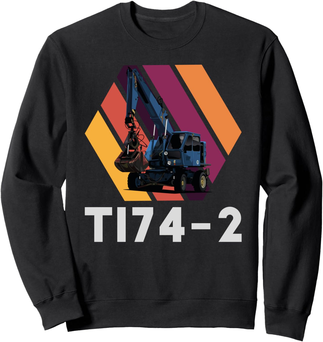 Landwirtschaftliche Maschine Landwirte Bagger T174-2 Sweatshirt