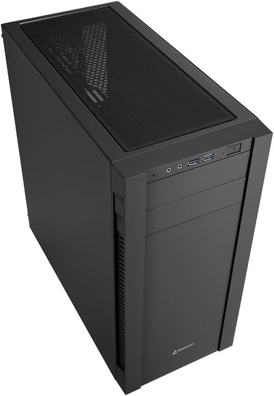 Sharkoon S25-V Gehäuse schwarz USB 3.0, 2x 120-mm-Lüfter vorinstalliert