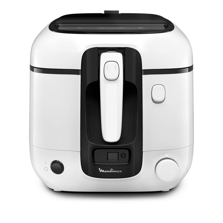 Moulinex AM3140 AM314010 Super Uno, Edelstahl, Weiss Korb mit Griff, Korb mit Griff