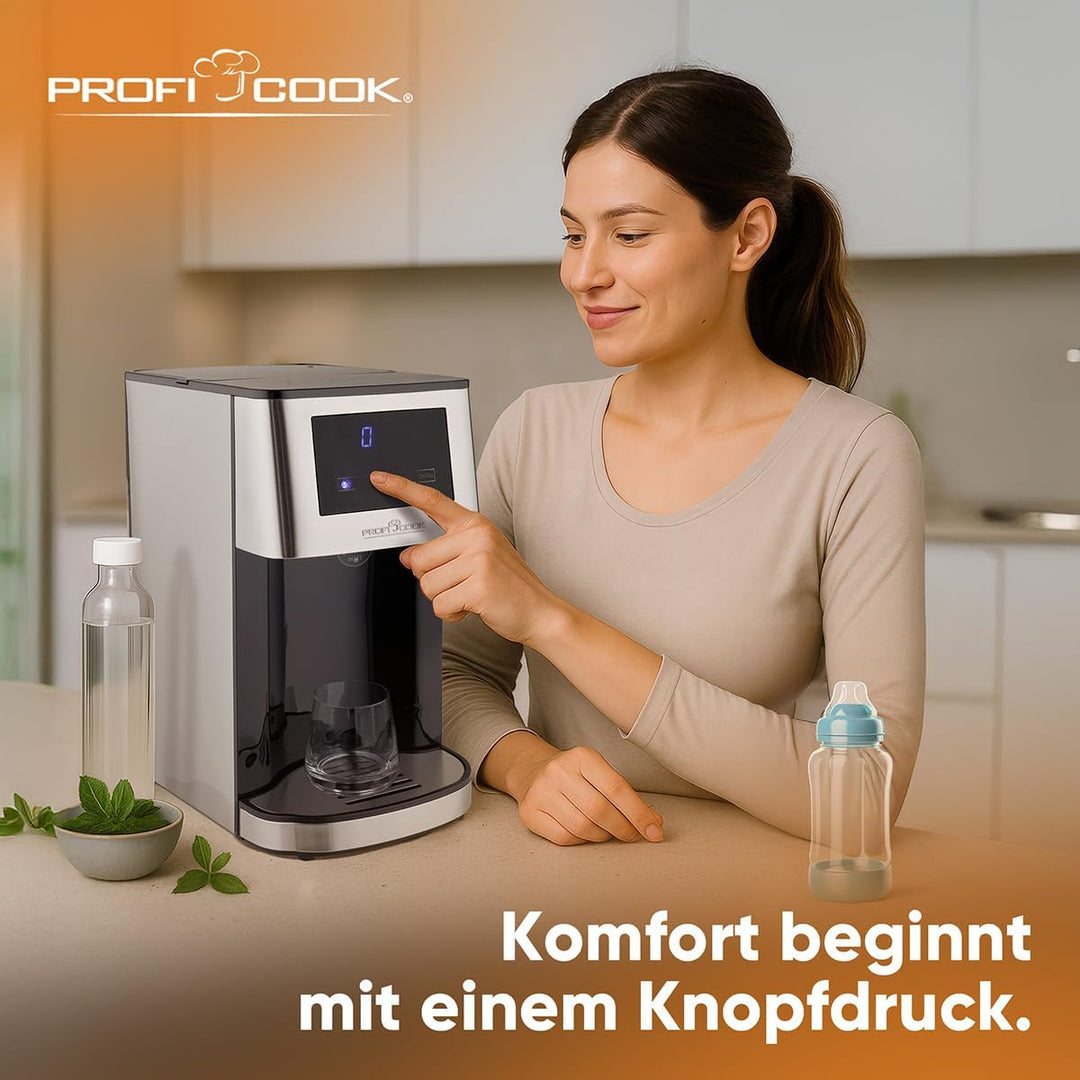 ProfiCook® Heisswasserspender | heisses Wasser in 3 Sekunden | Wasserkocher | kochendes Wasser auf K