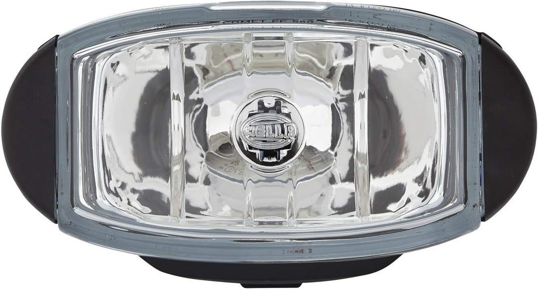 HELLA - FF/Halogen-Fernscheinwerfersatz - Comet FF 550 - 12V - oval - Anbau - glasklare Streuscheibe