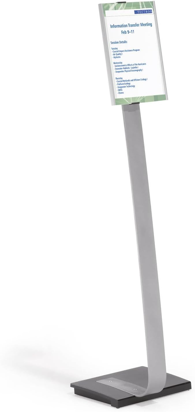 Durable Präsentationsständer Info Sign Stand A4, für Hoch- und Querformat, 481223, A4