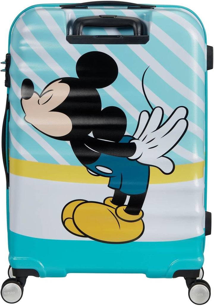 American Tourister Wavebreaker Disney - Spinner Mehrfarbig (Mickey Blue Kiss) M(67 cm - 64 L), Mehrf