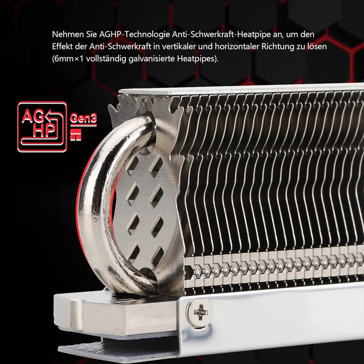 Thermalright HR-09 2280 SSD Kühlkörper, doppelseitiger Kühlkörper, mit thermischem Silikon Pad für M