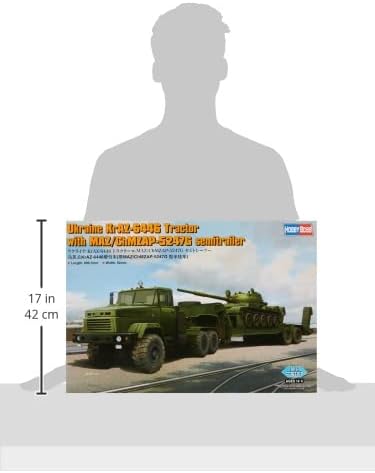 Hobby Boss 385513 Ukraine KrAZ-6446 Tractor w.MAZ/ChMZAP-5247G semitrailer 1/35 KrAZ 6446 mit MAZ/CH