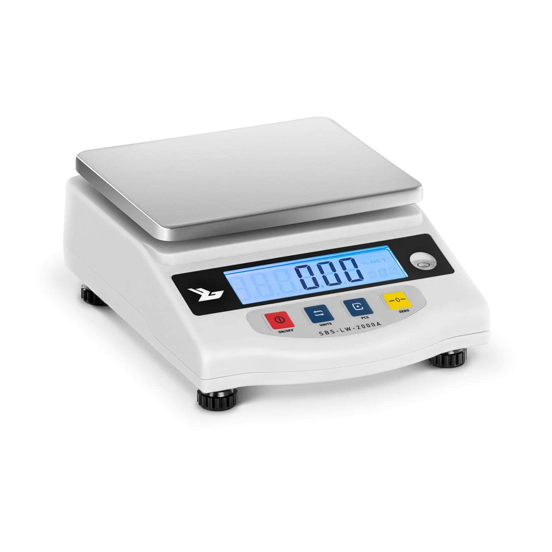 Steinberg Systems - SBS-LW-2000A - Präzisionswaage Feinwaage (2000 g / 0,01 g, 12 x 10 cm Stellfläch