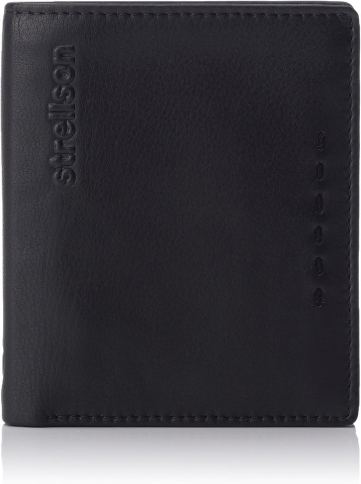Strellson Herren Geldbeutel Oxford Circus Brieftasche aus Leder Braun (Dark Brown 702), Braun (Dark