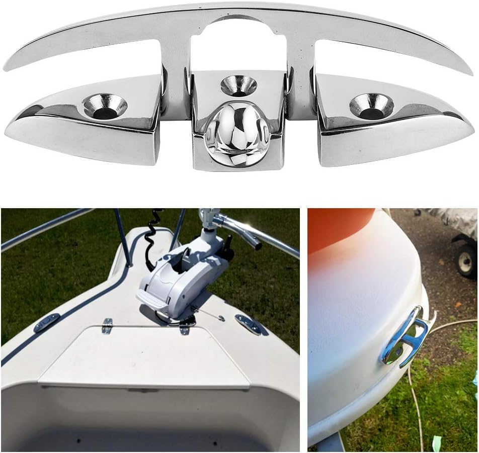 Anlegeklampen-Dock Stollen Für Boot Anlegeklampen Für Boote Edelstahl Boot Mooring Accessoires 5In F