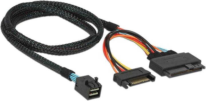 Cablecc U.2 U2 SFF-8639 NVME PCIe SSD Kabel für Mainboard Intel SSD 750 p3600 p3700 M.2 SFF-8643 Min