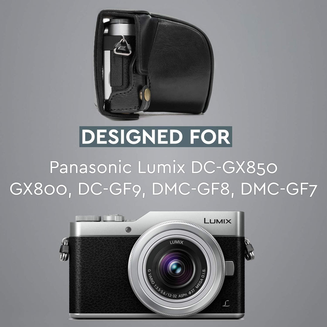 MegaGear Panasonic Lumix DC-GX850, DC-GF9 12-32mm Objektiv, DC-GX800, DMC-GF8, DMC-GF7 Ever Ready Le