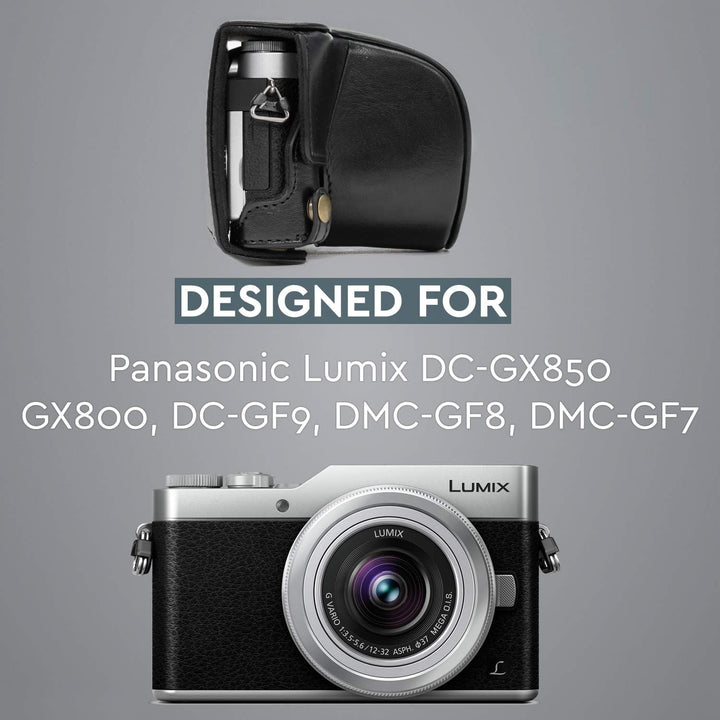 MegaGear Panasonic Lumix DC-GX850, DC-GF9 12-32mm Objektiv, DC-GX800, DMC-GF8, DMC-GF7 Ever Ready Le