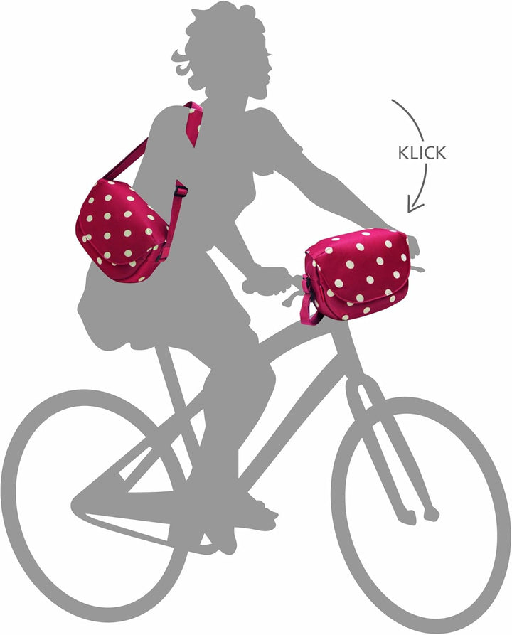Klickfix Damen Lenkertasche Funbag Fleur, Fleur