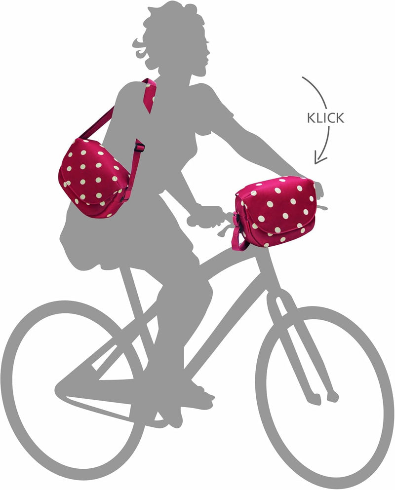 Klickfix Damen Lenkertasche Funbag Fleur, Fleur